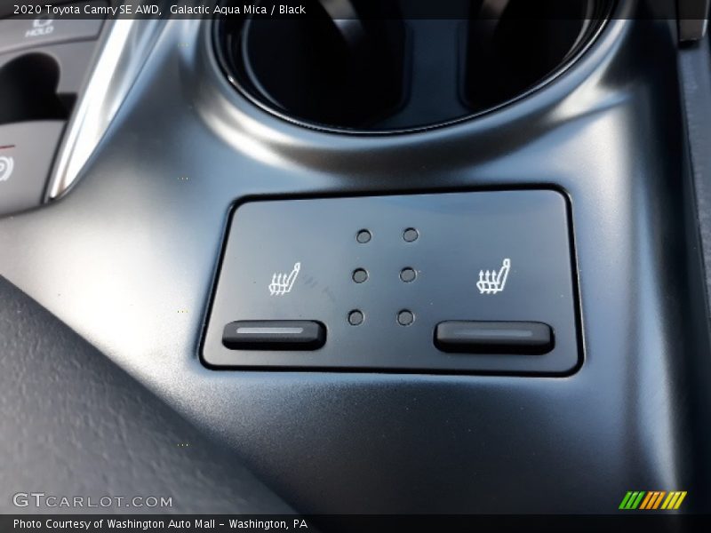 Galactic Aqua Mica / Black 2020 Toyota Camry SE AWD