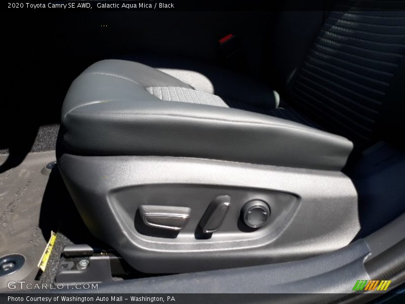 Galactic Aqua Mica / Black 2020 Toyota Camry SE AWD
