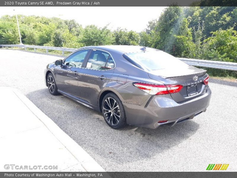 Predawn Gray Mica / Ash 2020 Toyota Camry SE AWD