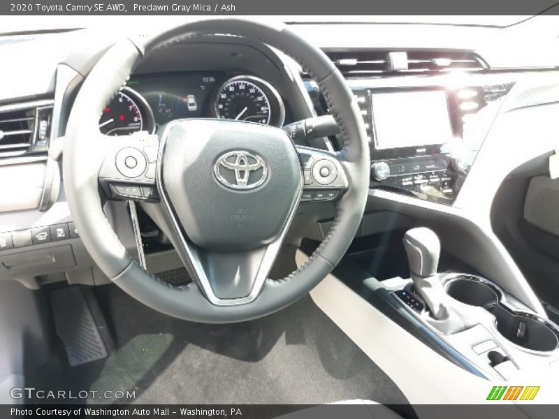 Predawn Gray Mica / Ash 2020 Toyota Camry SE AWD