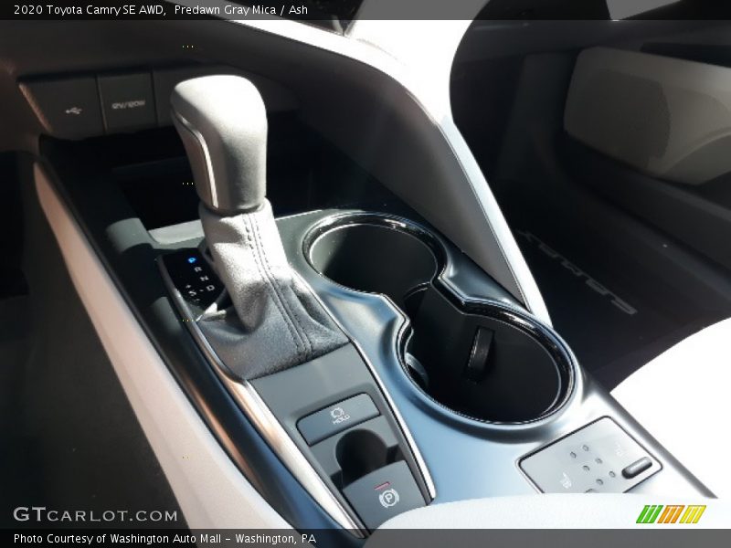 Predawn Gray Mica / Ash 2020 Toyota Camry SE AWD