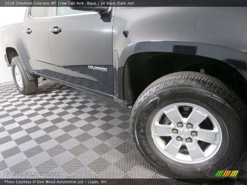 Black / Jet Black/Dark Ash 2018 Chevrolet Colorado WT Crew Cab 4x4