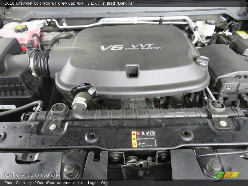 Black / Jet Black/Dark Ash 2018 Chevrolet Colorado WT Crew Cab 4x4