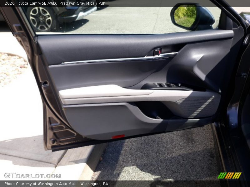 Predawn Gray Mica / Ash 2020 Toyota Camry SE AWD