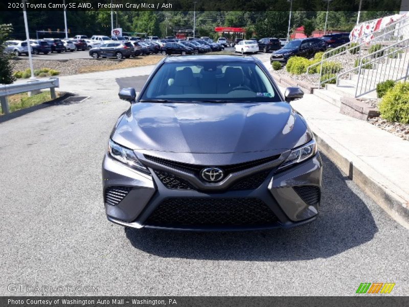 Predawn Gray Mica / Ash 2020 Toyota Camry SE AWD