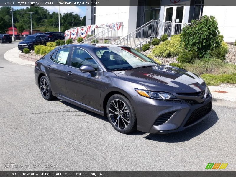 Predawn Gray Mica / Ash 2020 Toyota Camry SE AWD