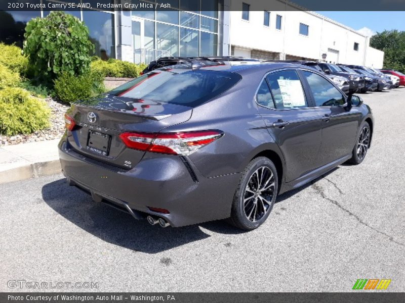 Predawn Gray Mica / Ash 2020 Toyota Camry SE AWD