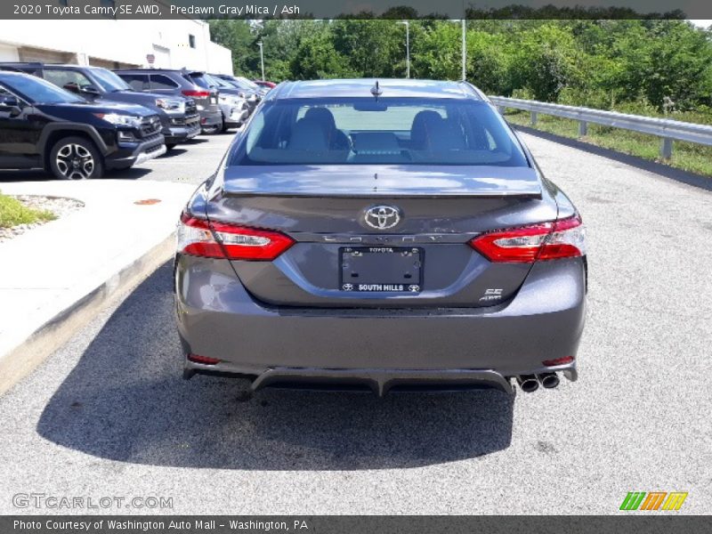 Predawn Gray Mica / Ash 2020 Toyota Camry SE AWD