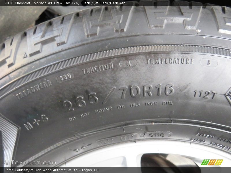 Black / Jet Black/Dark Ash 2018 Chevrolet Colorado WT Crew Cab 4x4