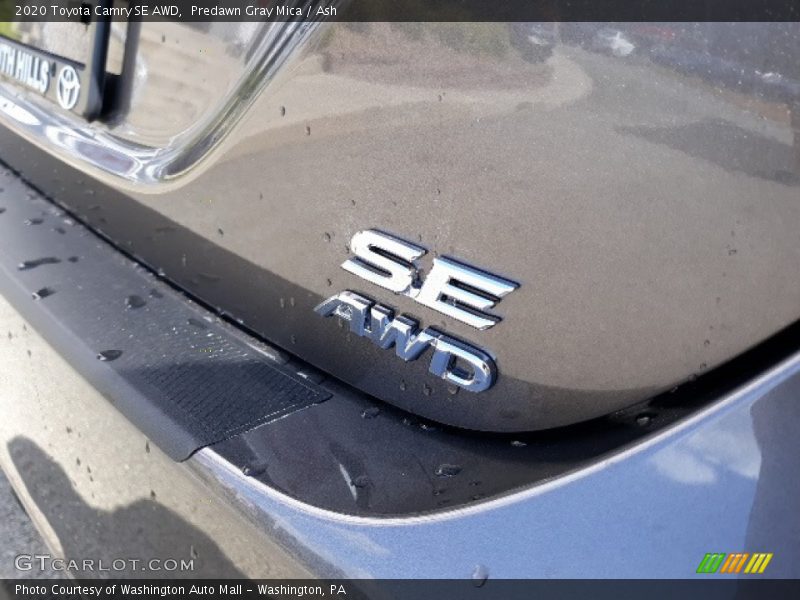 Predawn Gray Mica / Ash 2020 Toyota Camry SE AWD