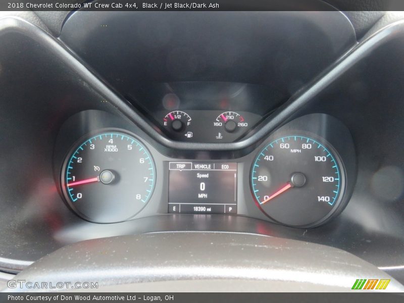 Black / Jet Black/Dark Ash 2018 Chevrolet Colorado WT Crew Cab 4x4