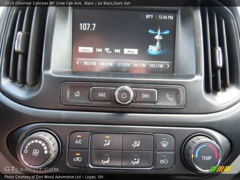 Black / Jet Black/Dark Ash 2018 Chevrolet Colorado WT Crew Cab 4x4