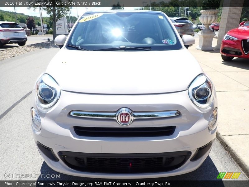 Grigio Arte (Gray) / Black 2016 Fiat 500X Easy AWD