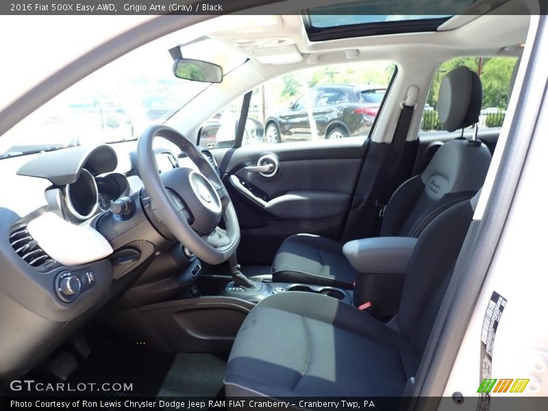 Grigio Arte (Gray) / Black 2016 Fiat 500X Easy AWD