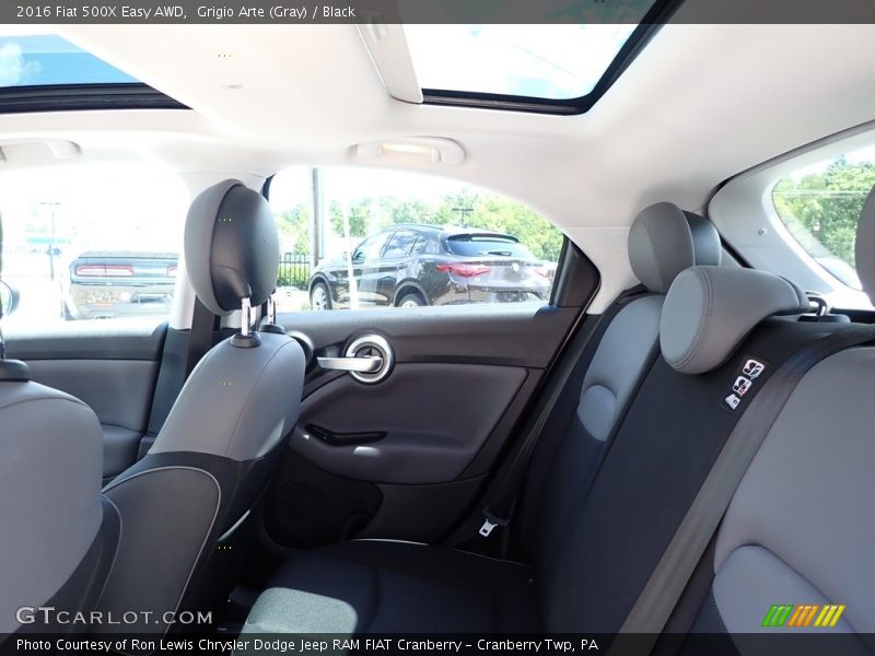 Grigio Arte (Gray) / Black 2016 Fiat 500X Easy AWD