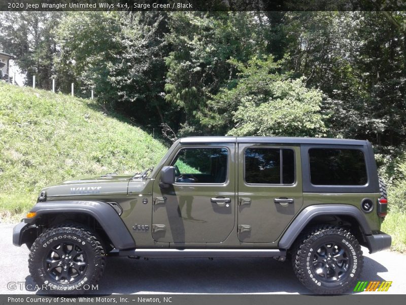  2020 Wrangler Unlimited Willys 4x4 Sarge Green