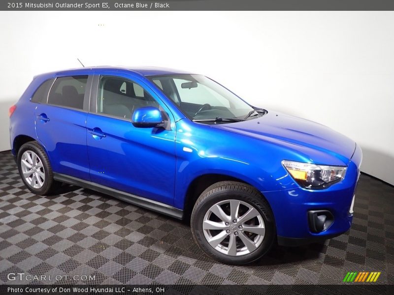Octane Blue / Black 2015 Mitsubishi Outlander Sport ES