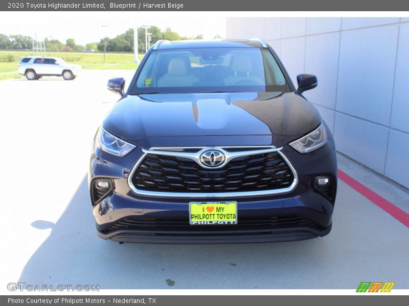 Blueprint / Harvest Beige 2020 Toyota Highlander Limited