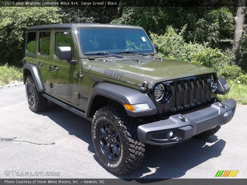  2020 Wrangler Unlimited Willys 4x4 Sarge Green