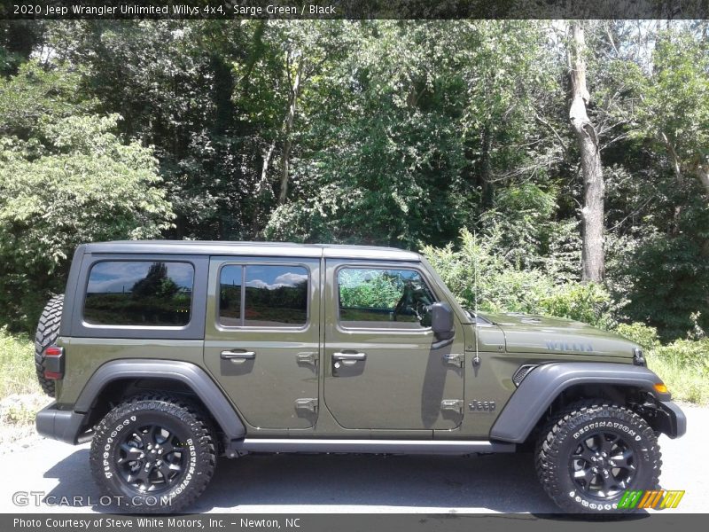  2020 Wrangler Unlimited Willys 4x4 Sarge Green