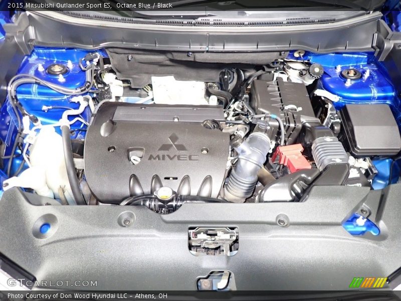 Octane Blue / Black 2015 Mitsubishi Outlander Sport ES