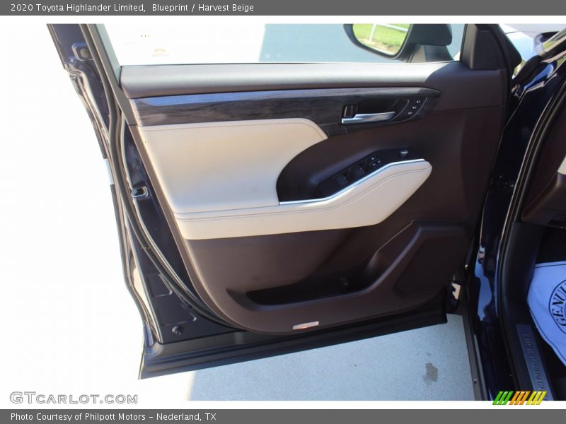 Blueprint / Harvest Beige 2020 Toyota Highlander Limited