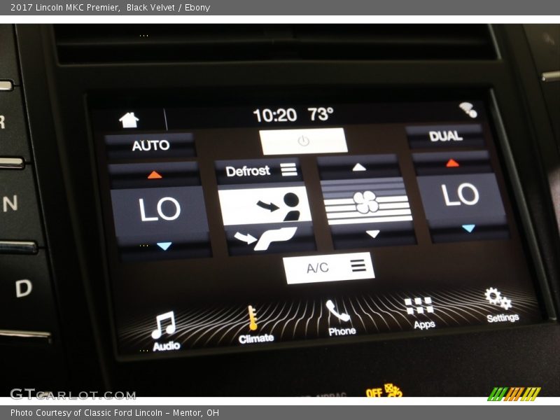 Black Velvet / Ebony 2017 Lincoln MKC Premier