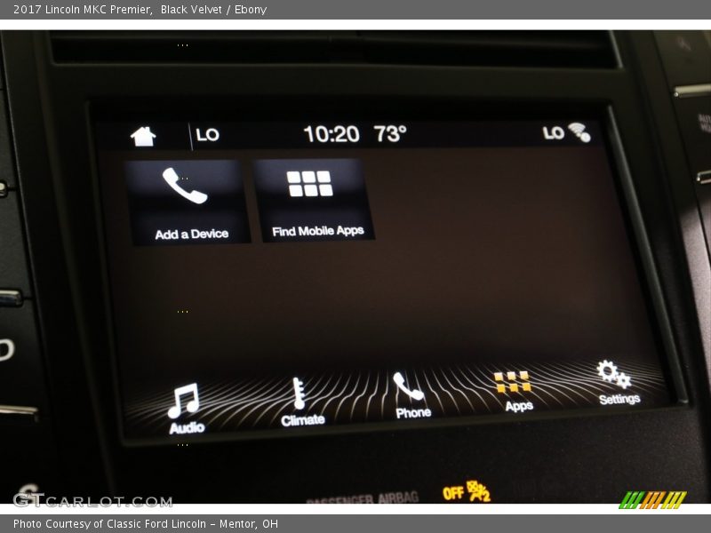 Black Velvet / Ebony 2017 Lincoln MKC Premier
