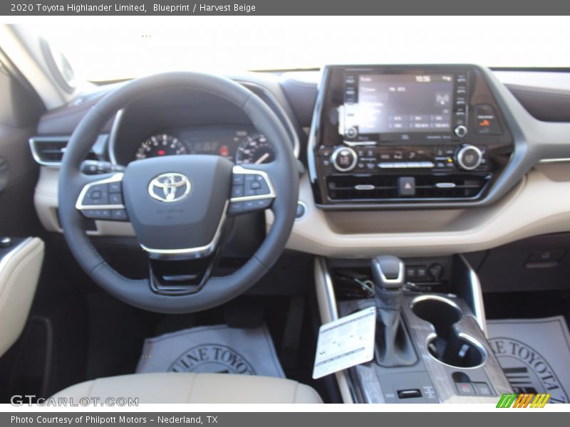 Blueprint / Harvest Beige 2020 Toyota Highlander Limited