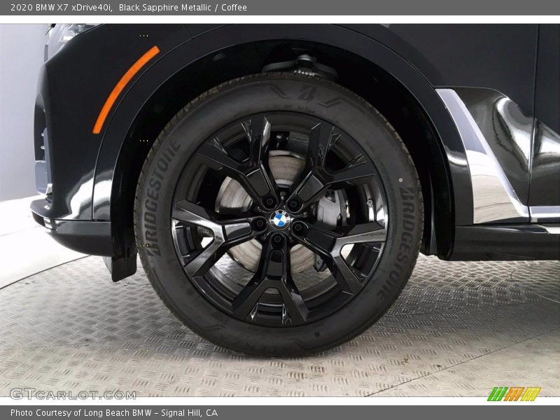 Black Sapphire Metallic / Coffee 2020 BMW X7 xDrive40i