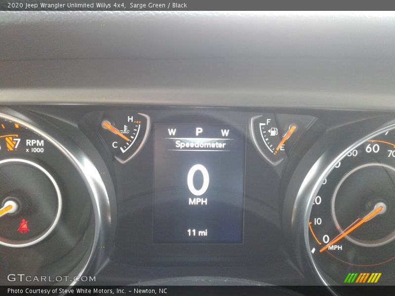 Sarge Green / Black 2020 Jeep Wrangler Unlimited Willys 4x4