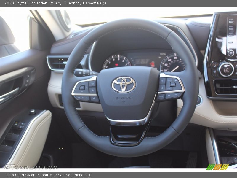 Blueprint / Harvest Beige 2020 Toyota Highlander Limited