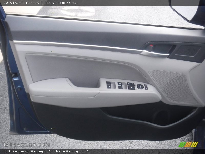Lakeside Blue / Gray 2019 Hyundai Elantra SEL