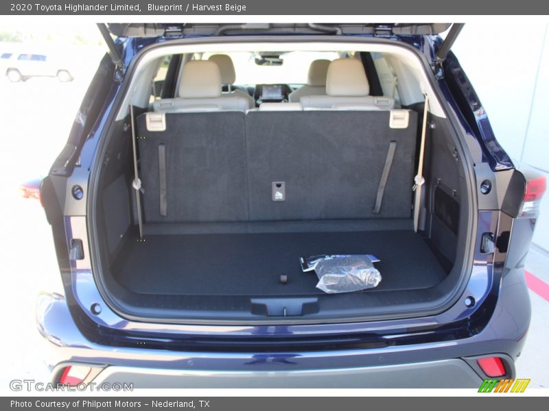 Blueprint / Harvest Beige 2020 Toyota Highlander Limited