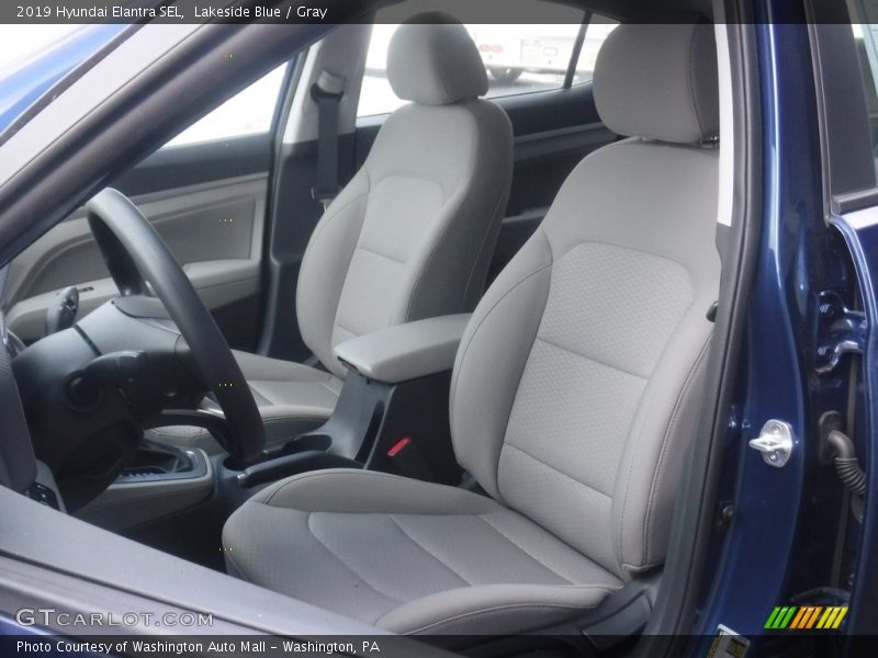 Lakeside Blue / Gray 2019 Hyundai Elantra SEL