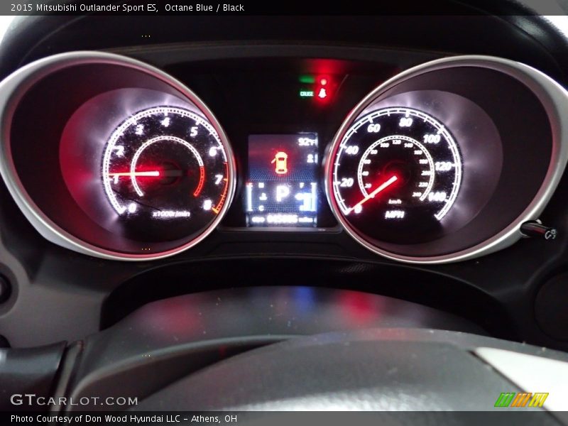 Octane Blue / Black 2015 Mitsubishi Outlander Sport ES