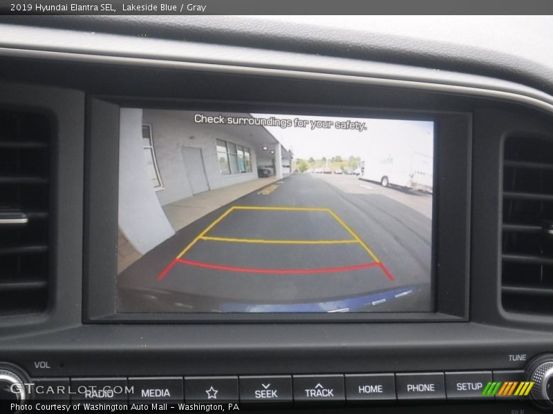 Lakeside Blue / Gray 2019 Hyundai Elantra SEL