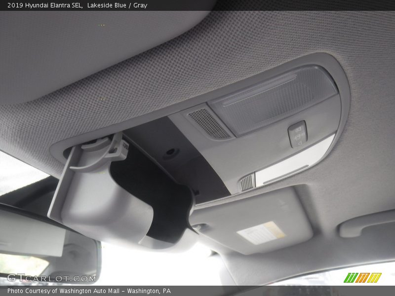 Lakeside Blue / Gray 2019 Hyundai Elantra SEL