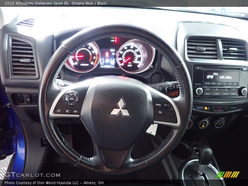 Octane Blue / Black 2015 Mitsubishi Outlander Sport ES