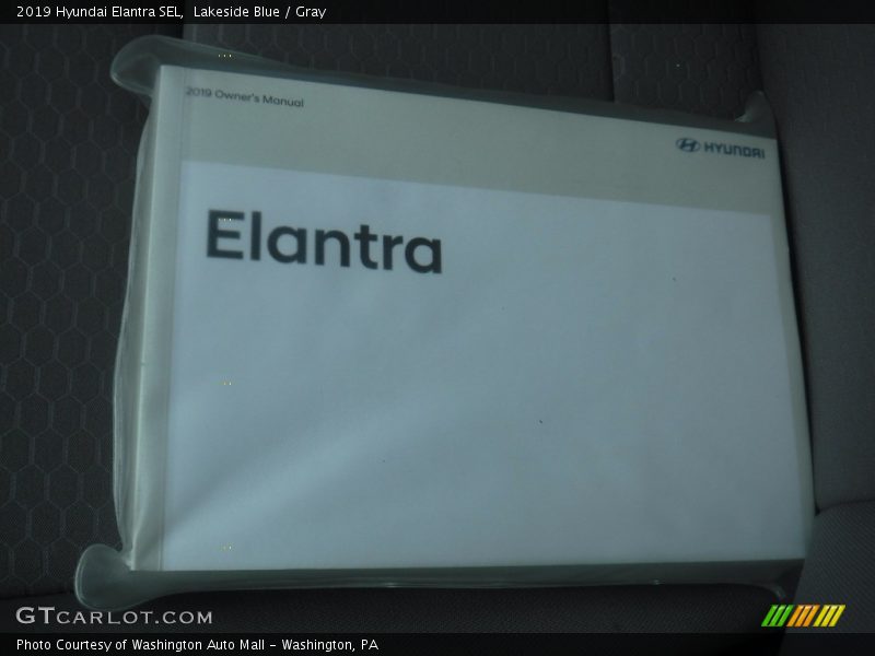 Lakeside Blue / Gray 2019 Hyundai Elantra SEL