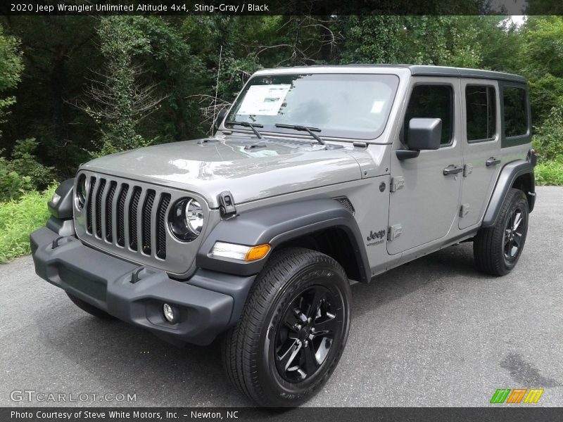 Sting-Gray / Black 2020 Jeep Wrangler Unlimited Altitude 4x4