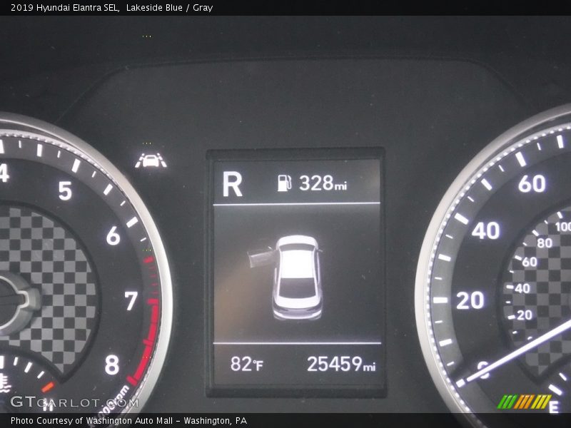 Lakeside Blue / Gray 2019 Hyundai Elantra SEL