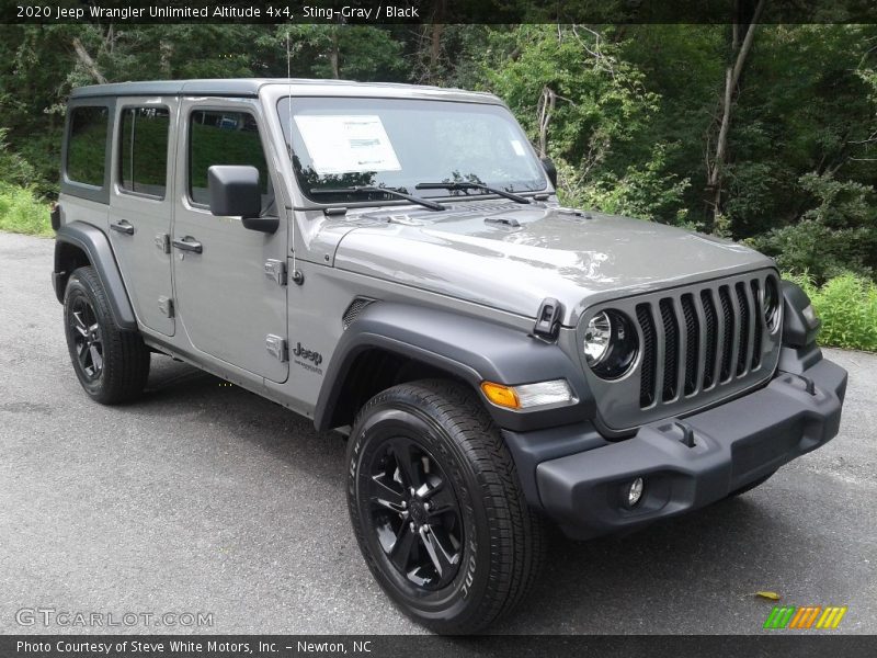 Front 3/4 View of 2020 Wrangler Unlimited Altitude 4x4