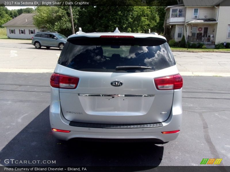 Bright Silver / Dark Graphite 2017 Kia Sedona EX