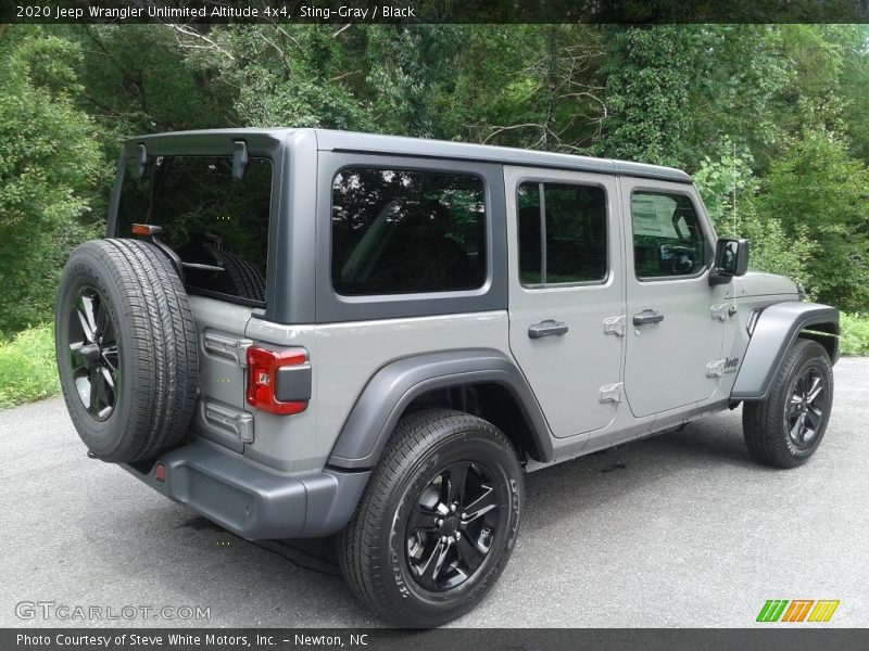 Sting-Gray / Black 2020 Jeep Wrangler Unlimited Altitude 4x4
