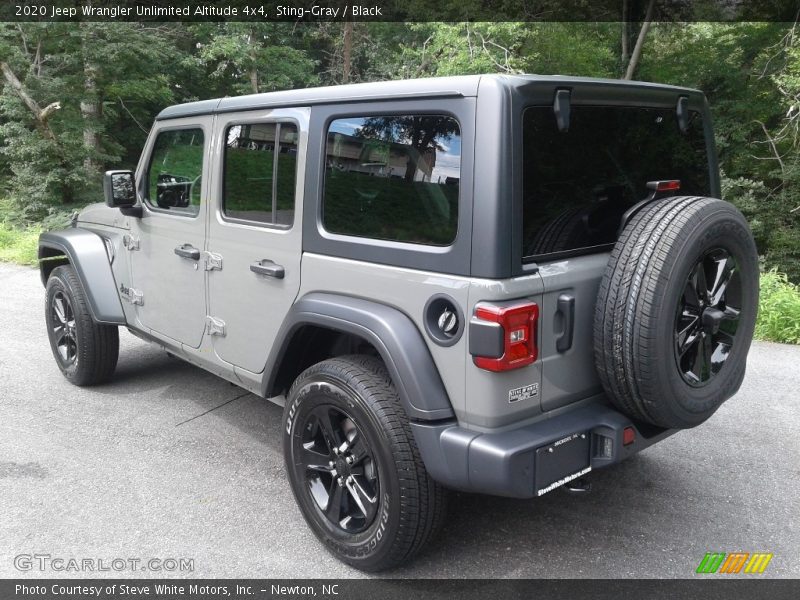 Sting-Gray / Black 2020 Jeep Wrangler Unlimited Altitude 4x4