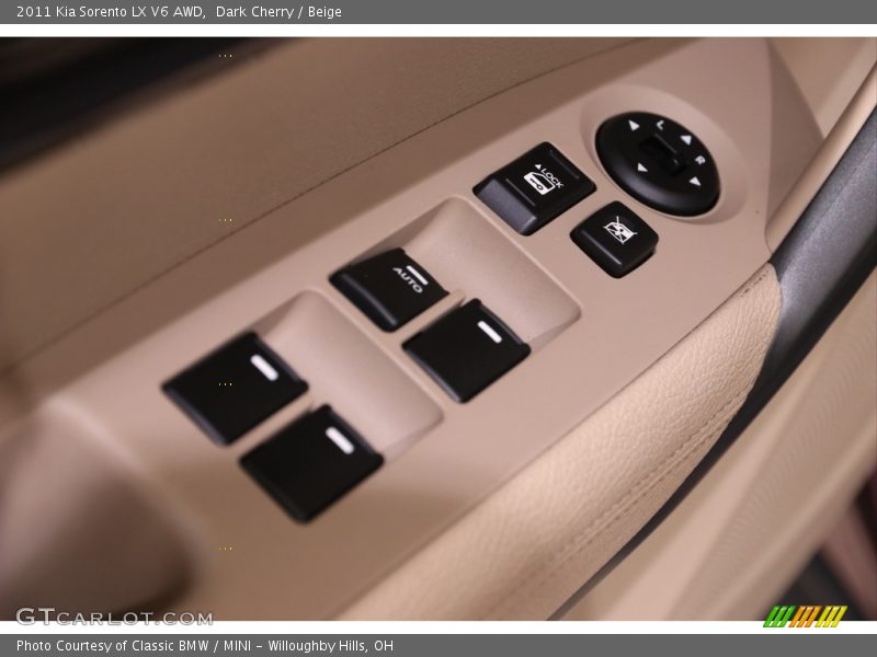 Dark Cherry / Beige 2011 Kia Sorento LX V6 AWD