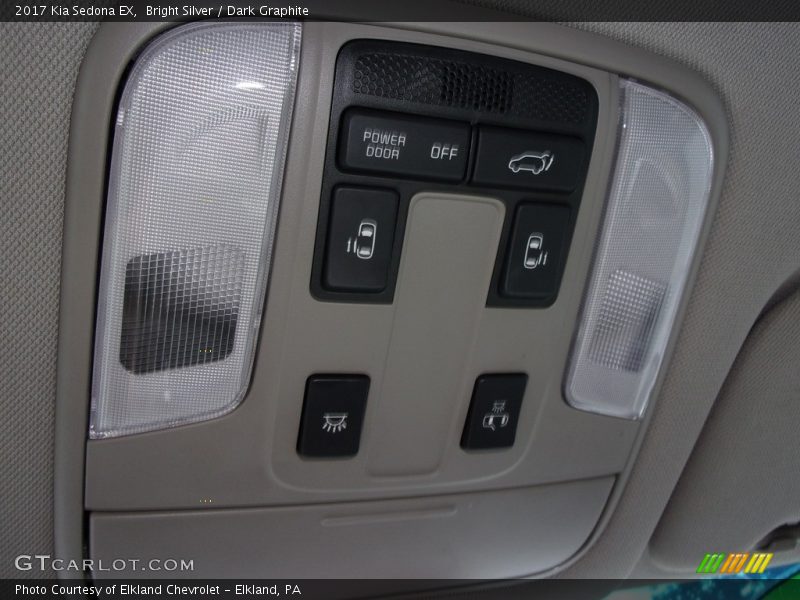 Bright Silver / Dark Graphite 2017 Kia Sedona EX