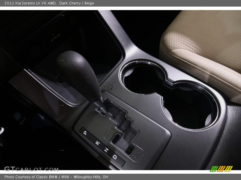 Dark Cherry / Beige 2011 Kia Sorento LX V6 AWD