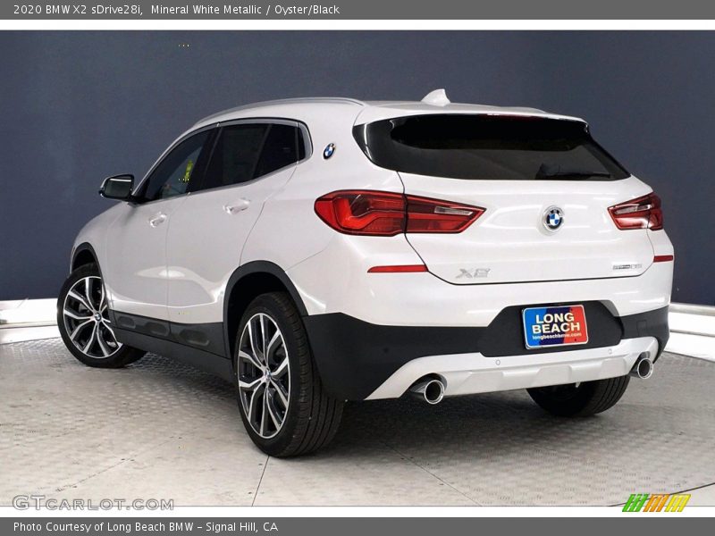 Mineral White Metallic / Oyster/Black 2020 BMW X2 sDrive28i